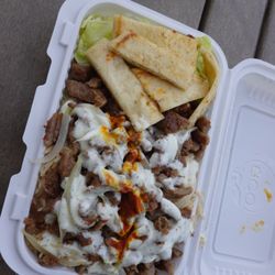 Father and Son Halal Cart