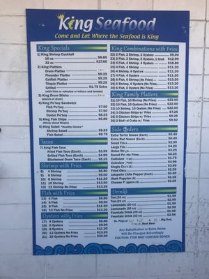 Menu photo 3 King Seafood Corpus Christi, TX