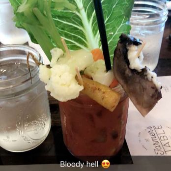 Farmer's Table - Peter Rabbit Bloody Mary - New American Near Me - La Mesa, California Farmer's Table - Peter Rabbit Bloody Mary - New American Near Me - La Mesa, California