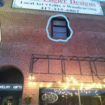 Branson Ghost and Paranormal Tours - The third  pic in the three in row pics... Now look at the window and see the guy standing there.. there is noone in that building at all.. - Historical Tours Near Me - Branson, Missouri