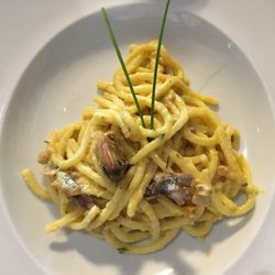 La Filanda Fratelli Vaccaro - Carbonara di pesce con alici di Monte Isola