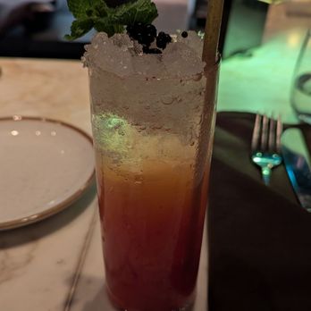 Ophelia - Strawberry and balsamic mocktail - Seafood Near Me - Quebec City, Quebec Ophelia - Strawberry and balsamic mocktail - Seafood Near Me - Quebec City, Quebec