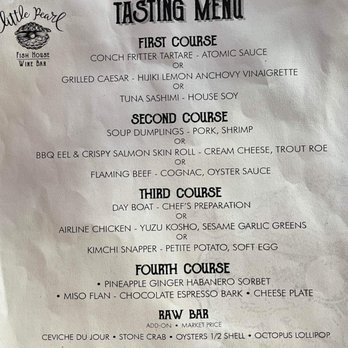 Little Pearl - Menu, 4/23/22 - New American Near Me - Key West, Florida Little Pearl - Menu, 4/23/22 - New American Near Me - Key West, Florida