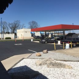 Entry area where they vacuum