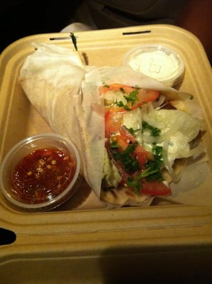 Photo of Zam Zam Grill - Fremont, CA, US. Steak gyro, $5.99! Tasty, but the steak is a bit too salty for me.