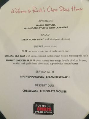 Menu photo 6 Ruth's Chris Steak House Indianapolis, IN Menu photo 6 Ruth's Chris Steak House Indianapolis, IN