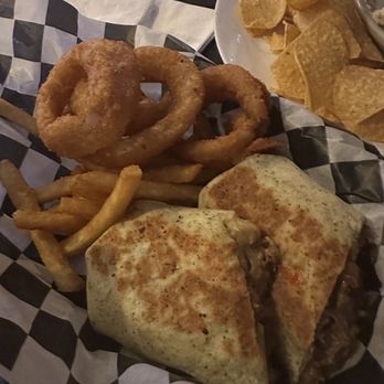 Salty's on Second - Philly Steak Wrap - Bars Near Me - Fairbanks, Alaska