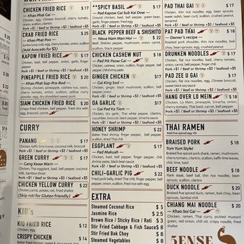 Sense of Thai - Menu - Thai Near Me - Chantilly, Virginia Sense of Thai - Menu - Thai Near Me - Chantilly, Virginia
