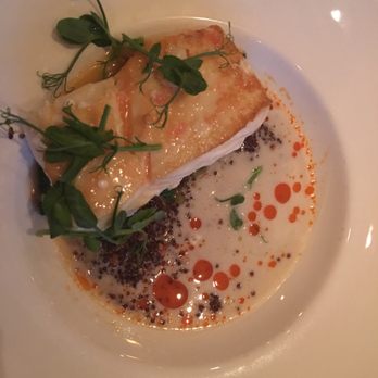 TEN - Pan seared Alaskan halibut on top of cashew quinoa- cooked perfectly! - New American Near Me - Billings, Montana TEN - Pan seared Alaskan halibut on top of cashew quinoa- cooked perfectly! - New American Near Me - Billings, Montana