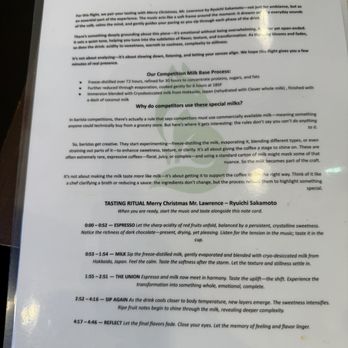 The Wild Fox - Competition flight notes - Coffee & Tea Near Me - San Francisco, California The Wild Fox - Competition flight notes - Coffee & Tea Near Me - San Francisco, California