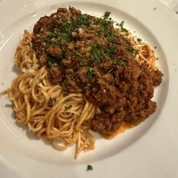 La Tavolata - Spaghetti ala Bolognese.  Chewy, savory, flavorful. - Italian Near Me - Artesia, California