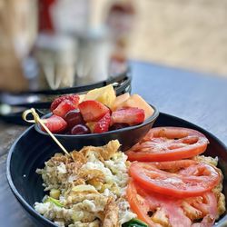 Mario's Early Toast - Crossfit Skillet (egg whites with ground turkey and veggies, comes with side of fruit) - $18.50