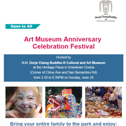H.H Dorje Chang Buddha III Culture And Art Museum - ART MUSEUM ANNIVERSARY CELEBRATION FESTIVAL