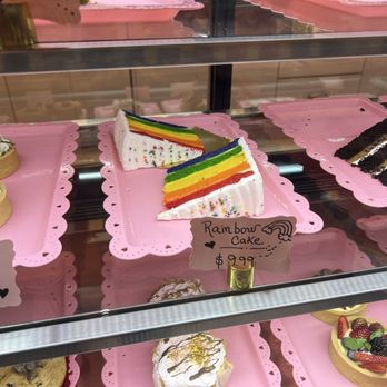 Pink Sweets Cafe - Rainbow cake - Desserts Near Me - Riverton, Utah