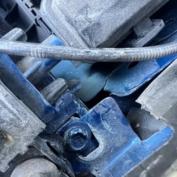 Alignment bolt on the drivers side