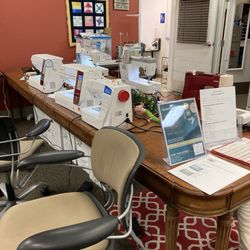 More Than Sewing - Sewing area
