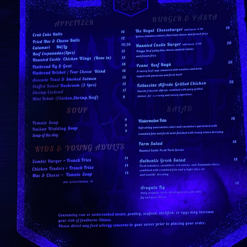 Haunted Castle Cafe - Menu - Seafood Near Me - Plano, Texas Haunted Castle Cafe - Menu - Seafood Near Me - Plano, Texas