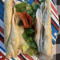 Pasqualina's Italian Market & Deli - Turkey and Swiss hoagie