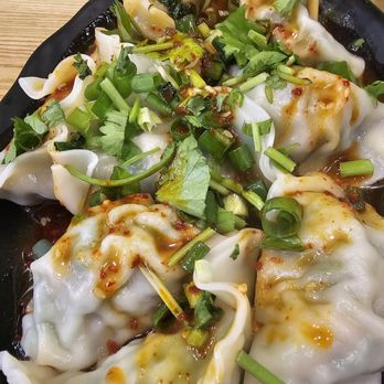 Seasons Taiwanese Eatery - $16 Dragon Dumplings (Spicy Chili Oil) - 8pcs of yumm... that Chili oil did give a slight numbing feel (as warned) but was scrumptious. - Taiwanese Near Me - Honolulu, Hawaii Seasons Taiwanese Eatery - $16 Dragon Dumplings (Spicy Chili Oil) - 8pcs of yumm... that Chili oil did give a slight numbing feel (as warned) but was scrumptious. - Taiwanese Near Me - Honolulu, Hawaii