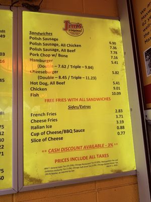 Menu photo 1 Jim's Original Chicago, IL