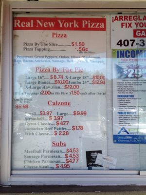 Menu photo 8 Al's Pizzeria Kissimmee, FL