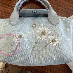 Longchamp - Brand new almost $400 bag with a stain.