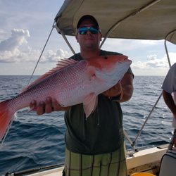 Congo Charters - My husband caught a little guy!