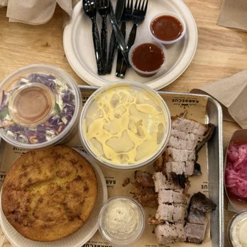 Smoke Queen Barbecue - Sesame Slaw, Cornbread , Shells & Cheese, pork belly - Barbeque Near Me - Garden Grove, California Smoke Queen Barbecue - Sesame Slaw, Cornbread , Shells & Cheese, pork belly - Barbeque Near Me - Garden Grove, California