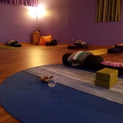 balanced living yoga & fusion studio - Our cozy little studio.... all that is missing is you.