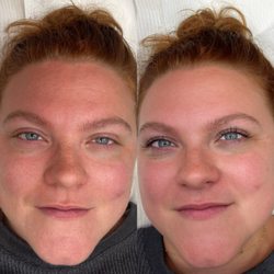 Eyeconic Lashes & Brows - Lash Lift & Tint transformation for this gorgeous lady