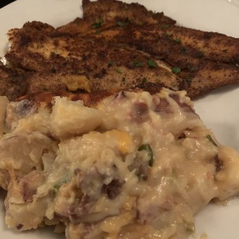 Weidmann's Restaurant - Blackened redfish and augratin potatoes - Steakhouses Near Me - Meridian, Mississippi