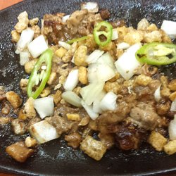 Mang Inasal - pork sisig, comes w/a cup of rice - yummy