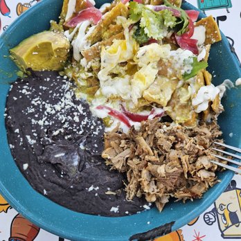 Buen Dia - Carnitas and Green Cream Chilaquiles - Mexican Near Me - El Paso, Texas Buen Dia - Carnitas and Green Cream Chilaquiles - Mexican Near Me - El Paso, Texas