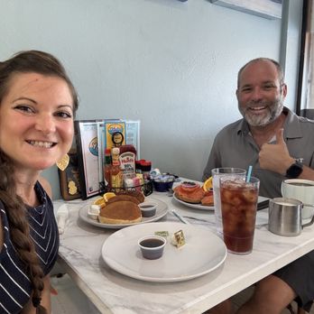 Yummies Bistro - Pancakes and bagels and locks with an extra plate to share. - Breakfast & Brunch Near Me - South Padre Island, Texas Yummies Bistro - Pancakes and bagels and locks with an extra plate to share. - Breakfast & Brunch Near Me - South Padre Island, Texas