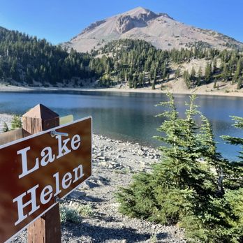 Lassen Volcanic National Park - Beautiful Lake Helen - Parks Near Me - Mineral, California