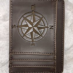 Treeline Treasures By Mac - Engraved leather wallet