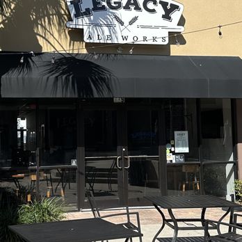 Legacy Ale Works - Tucked in the corner of a shopping complex, with lots of outdoor courtyard seating and plenty of parking. - Brewpubs Near Me - Jacksonville, Florida Legacy Ale Works - Tucked in the corner of a shopping complex, with lots of outdoor courtyard seating and plenty of parking. - Brewpubs Near Me - Jacksonville, Florida