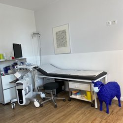 Gesundheitszentrum Schirmerstrasse - Behandlungsraum. Treatment room.
