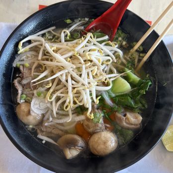 Pho and Rolls - Beef pho with extra veggies - Vietnamese Near Me - Jupiter, Florida Pho and Rolls - Beef pho with extra veggies - Vietnamese Near Me - Jupiter, Florida