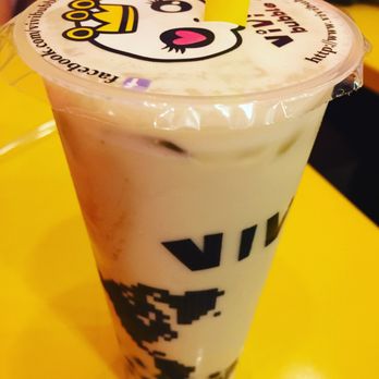 ViVi Bubble Tea - Honeydew milk tea with tapioca at ViVi Bubble Tea. - Bubble Tea Near Me - Brooklyn, New York