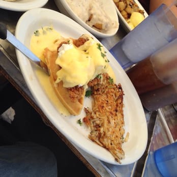 Nick's Cafe - Sunday special. southern country eggs Benedict. fried chicken, waffles - Diners Near Me - Los Angeles, California Nick's Cafe - Sunday special. southern country eggs Benedict. fried chicken, waffles - Diners Near Me - Los Angeles, California
