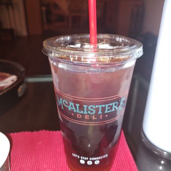 McAlister's Deli - Unsweetened peach iced tea - Delis Near Me - Indianapolis, Indiana McAlister's Deli - Unsweetened peach iced tea - Delis Near Me - Indianapolis, Indiana
