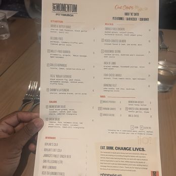 Café Momentum - Pittsburgh - Menu - Community Service/Non-Profit Near Me - Pittsburgh, Pennsylvania