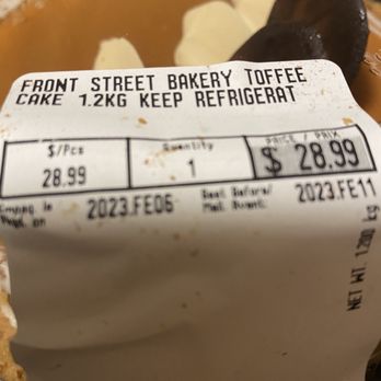 Metro - Front Street Bakery Toffee Cake - Grocery Near Me - North York, Ontario Metro - Front Street Bakery Toffee Cake - Grocery Near Me - North York, Ontario