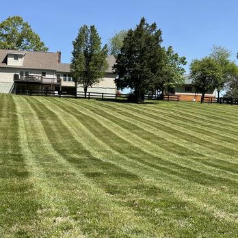 Acres Landscaping - a freshly mowed lawn with a house in the background - Lawn Services Near Me Acres Landscaping - a freshly mowed lawn with a house in the background - Lawn Services Near Me