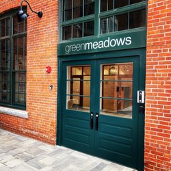 Green Meadows - Front door of dispensary.
