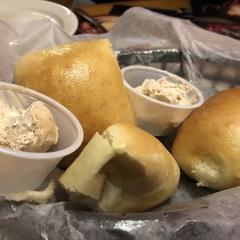 Texas Roadhouse - Yummy hot bread with cinnamon butter. - Steakhouses Near Me - Tempe, Arizona Texas Roadhouse - Yummy hot bread with cinnamon butter. - Steakhouses Near Me - Tempe, Arizona