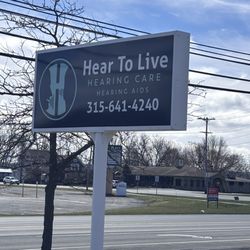 Hear to Live Hearing Care - Sign