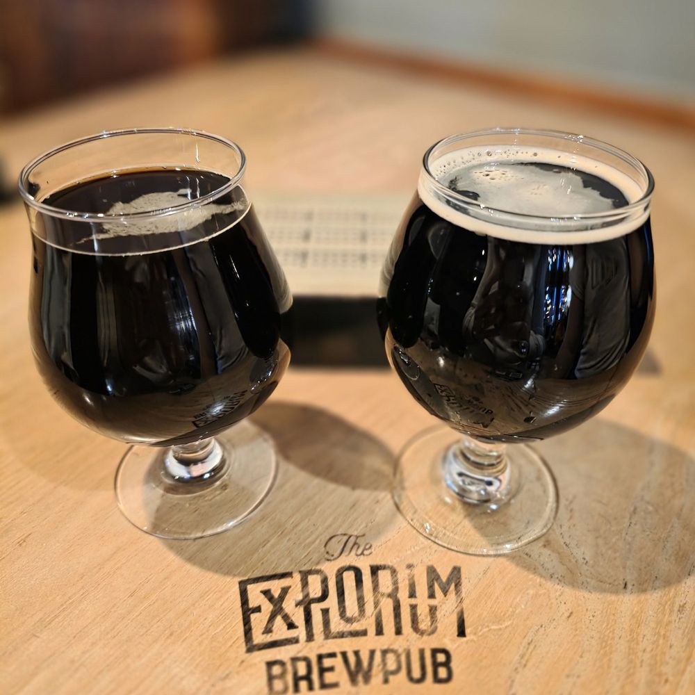 The Explorium Brewpub Third Ward - Carver's PB stout + black forest cake stout - American Near Me - Milwaukee, Wisconsin The Explorium Brewpub Third Ward - Carver's PB stout + black forest cake stout - American Near Me - Milwaukee, Wisconsin