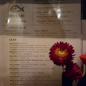 Judy's Bay - Drinks menu - Seafood Near Me - Cambridge, Massachusetts Judy's Bay - Drinks menu - Seafood Near Me - Cambridge, Massachusetts